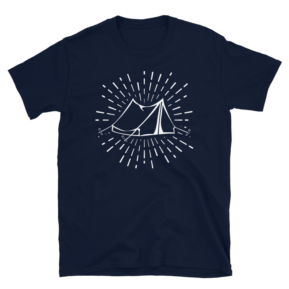 Feuerwerk Und Camping 1 - T-Shirt (Unisex) camping Navy