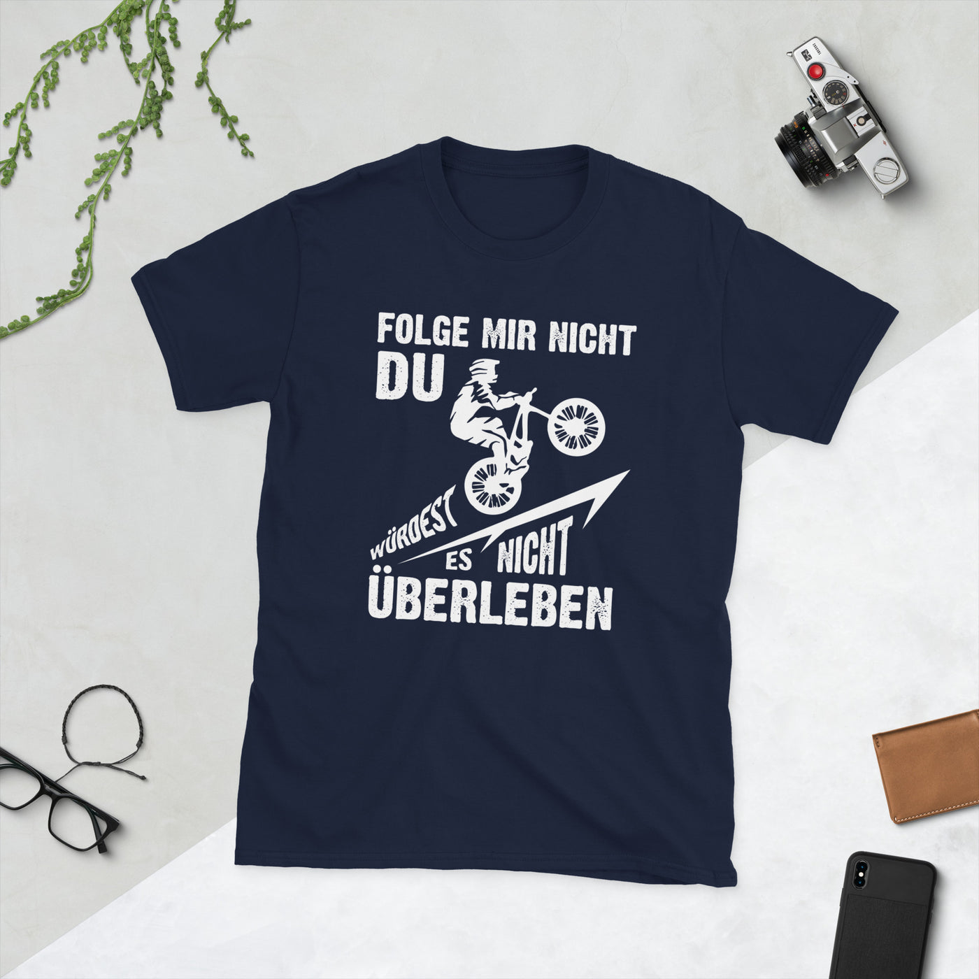 Folge Mir Nicht - (M) - T-Shirt (Unisex) Navy