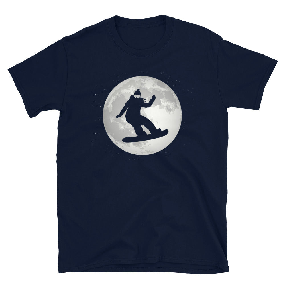 Vollmond – Snowboarden Für Frauen - T-Shirt (Unisex) snowboarden Navy