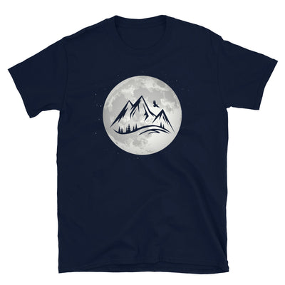 Vollmond - Berg - T-Shirt (Unisex) berge Navy