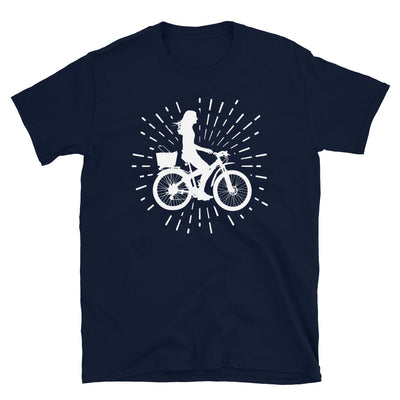 Feuerwerk Und Radfahren 2 - T-Shirt (Unisex) fahrrad Navy