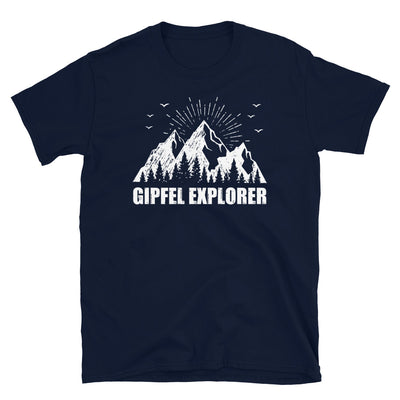 Gipfel Explorer - T-Shirt (Unisex) berge Navy