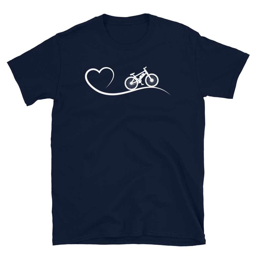 Herz Und E-Bike - T-Shirt (Unisex) e-bike Navy