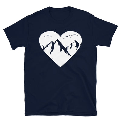 Herz Für Berge - T-Shirt (Unisex) berge Navy
