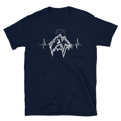 Herzschlag Alpensteinbock - T-Shirt (Unisex) berge Navy