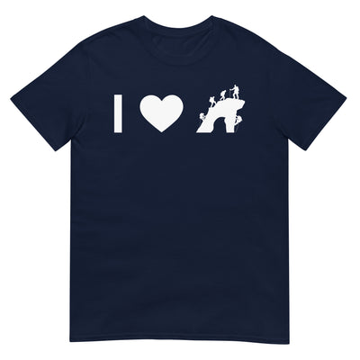 Herz Und Klettern - T-Shirt (Unisex) klettern xxx yyy zzz Navy