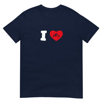 Ich Liebe Berge - T-Shirt (Unisex) berge xxx yyy zzz Navy
