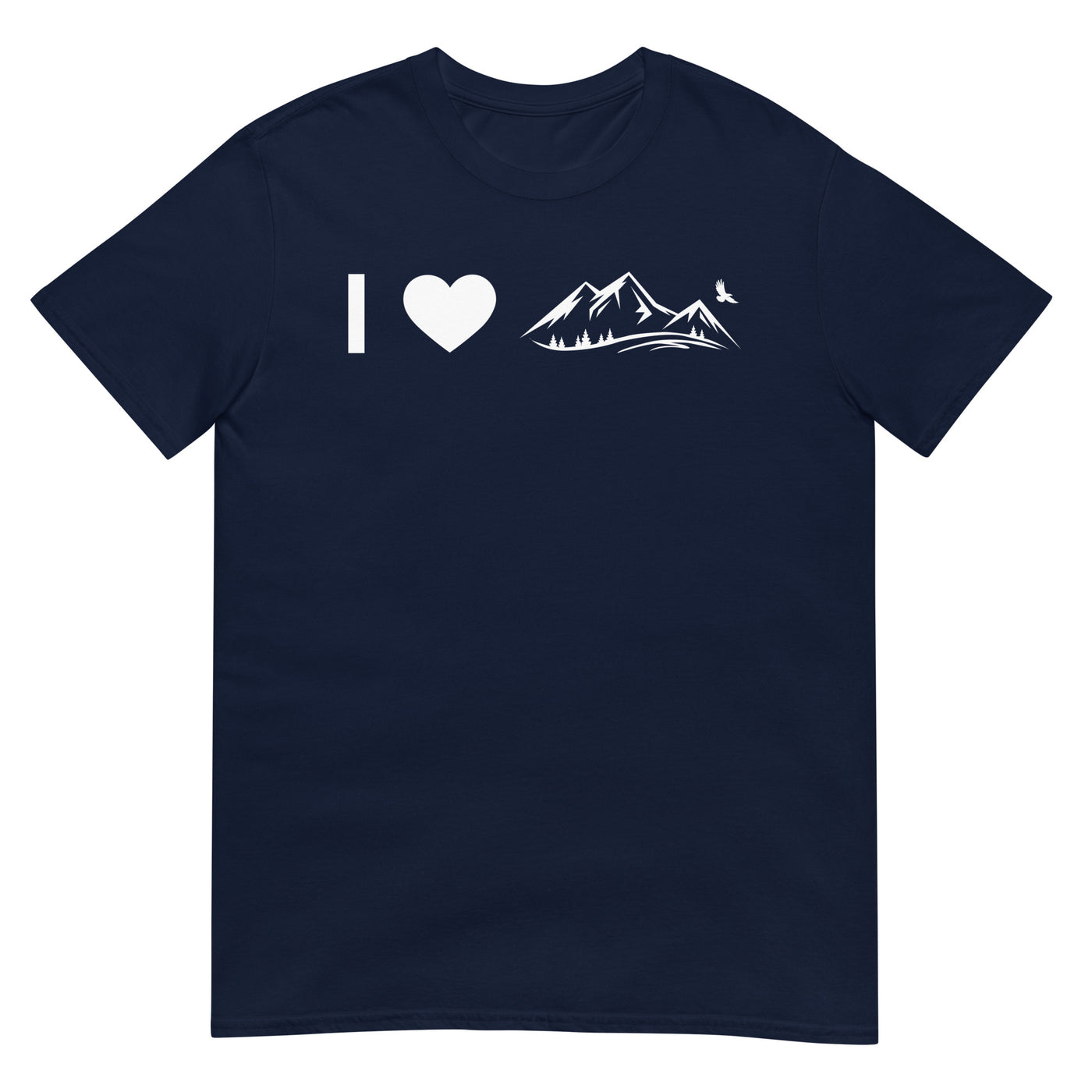 Ich Herz Und Berg - T-Shirt (Unisex) berge xxx yyy zzz Navy