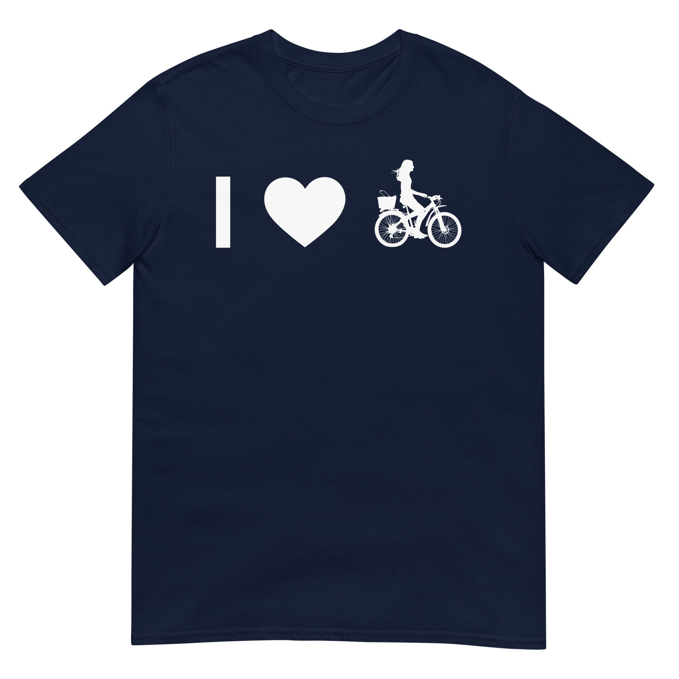 Herz Und Female Cycling - T-Shirt (Unisex) fahrrad xxx yyy zzz Navy