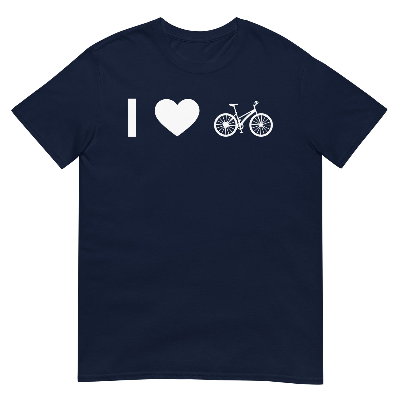 Herz Und Radfahren - T-Shirt (Unisex) fahrrad xxx yyy zzz Navy