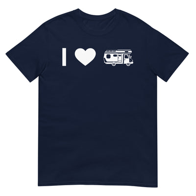 Herz Und Wohnmobil - T-Shirt (Unisex) camping xxx yyy zzz Navy
