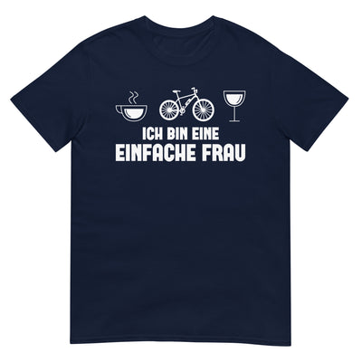Ich Bin Eine Einfache Frau - T-Shirt (Unisex) e-bike xxx yyy zzz Navy