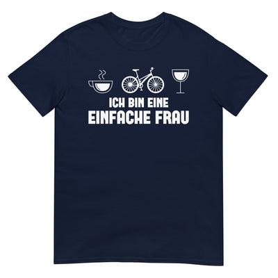 Ich Bin Eine Einfache Frau - T-Shirt (Unisex) fahrrad xxx yyy zzz Navy