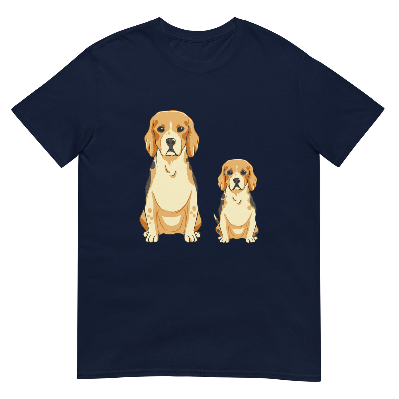 Beagle Hunde und einer davon ein Welpe - Herren T-Shirt Other_Niches xxx yyy zzz Navy