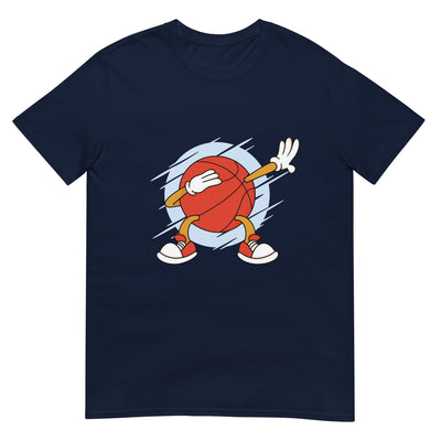 Cartoon Basketball dribbelt mit Stil - Herren T-Shirt Other_Niches xxx yyy zzz Navy