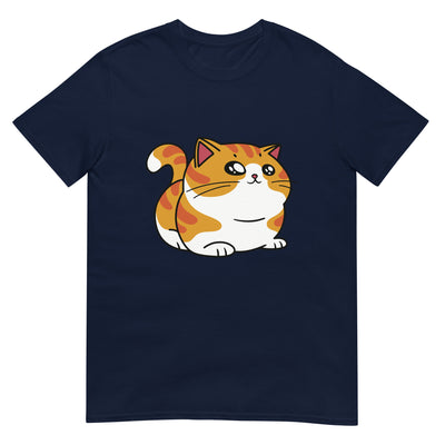Katze im Kawaii-Stil - Bezaubernd - Große Augen - Herren T-Shirt Other_Niches xxx yyy zzz Navy