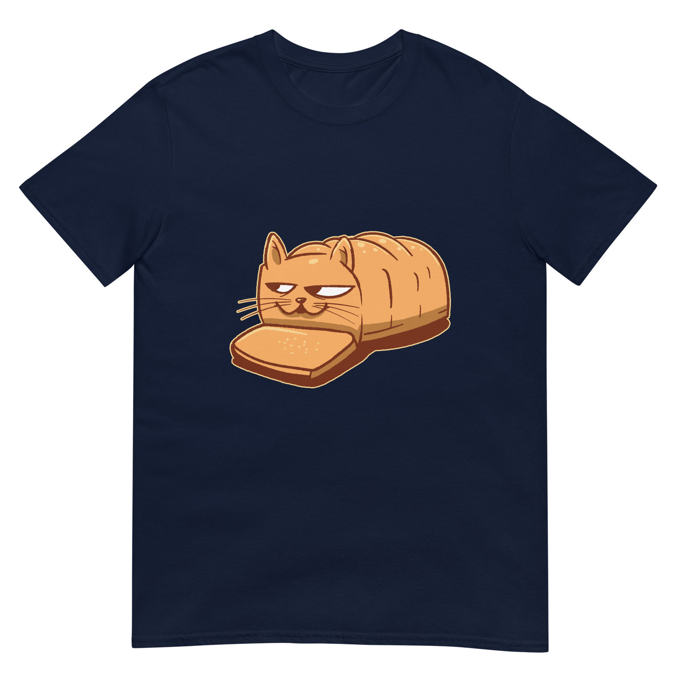 Katze als Laib mit Brotkörper - Herren T-Shirt Other_Niches xxx yyy zzz Navy