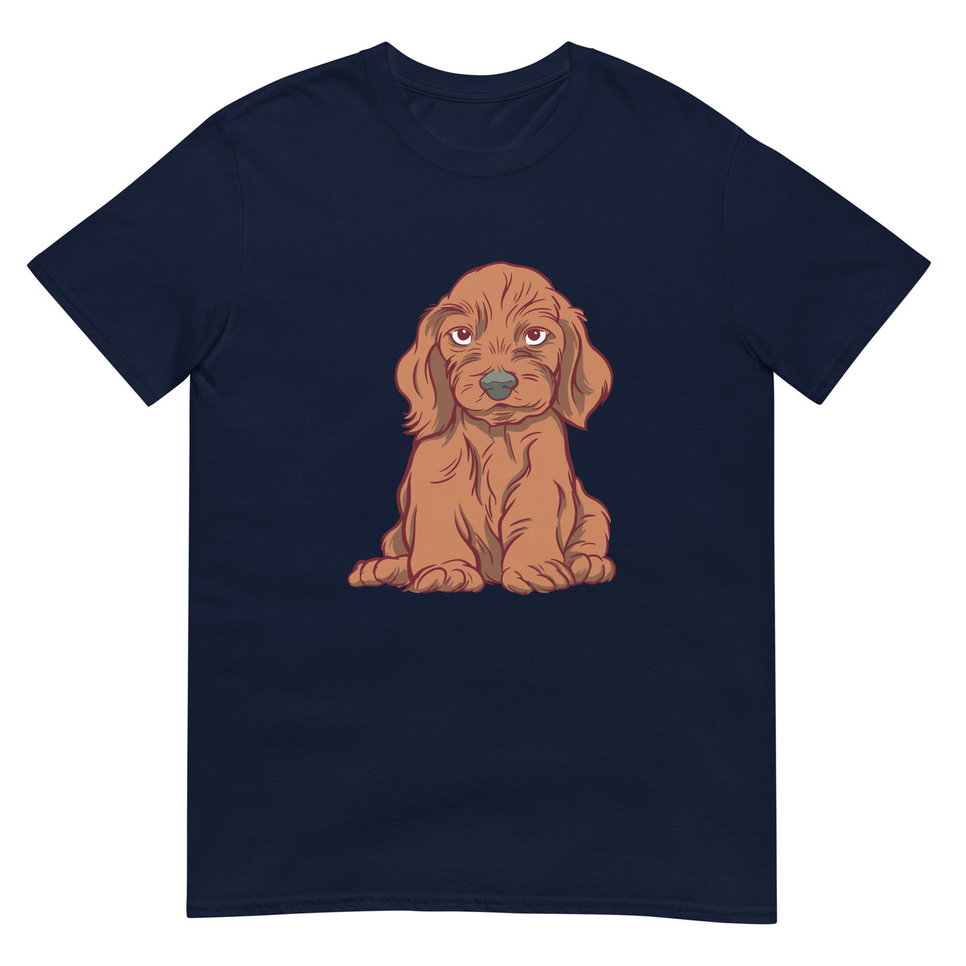 Mops Hund mit süßem Blick - Herren T-Shirt Other_Niches xxx yyy zzz Navy