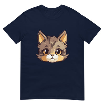 Gesicht einer lustigen Katze - Porträt - Herren T-Shirt Other_Niches xxx yyy zzz Navy