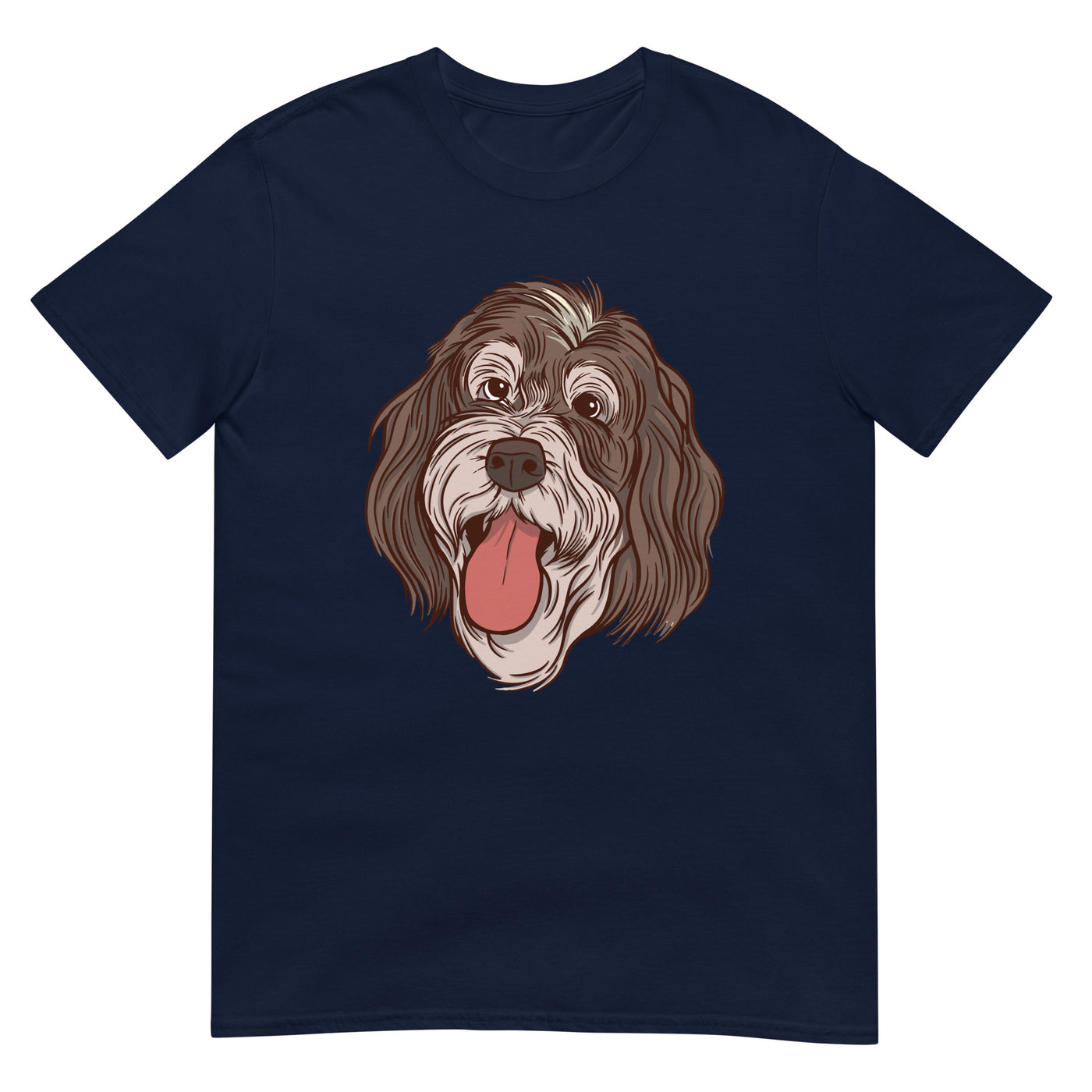Wunderschöner Hund - Gesichtsporträt - Herren T-Shirt Other_Niches xxx yyy zzz Navy