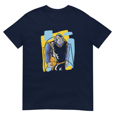 Gorilla mit Basketball - Herren T-Shirt Other_Niches xxx yyy zzz Navy