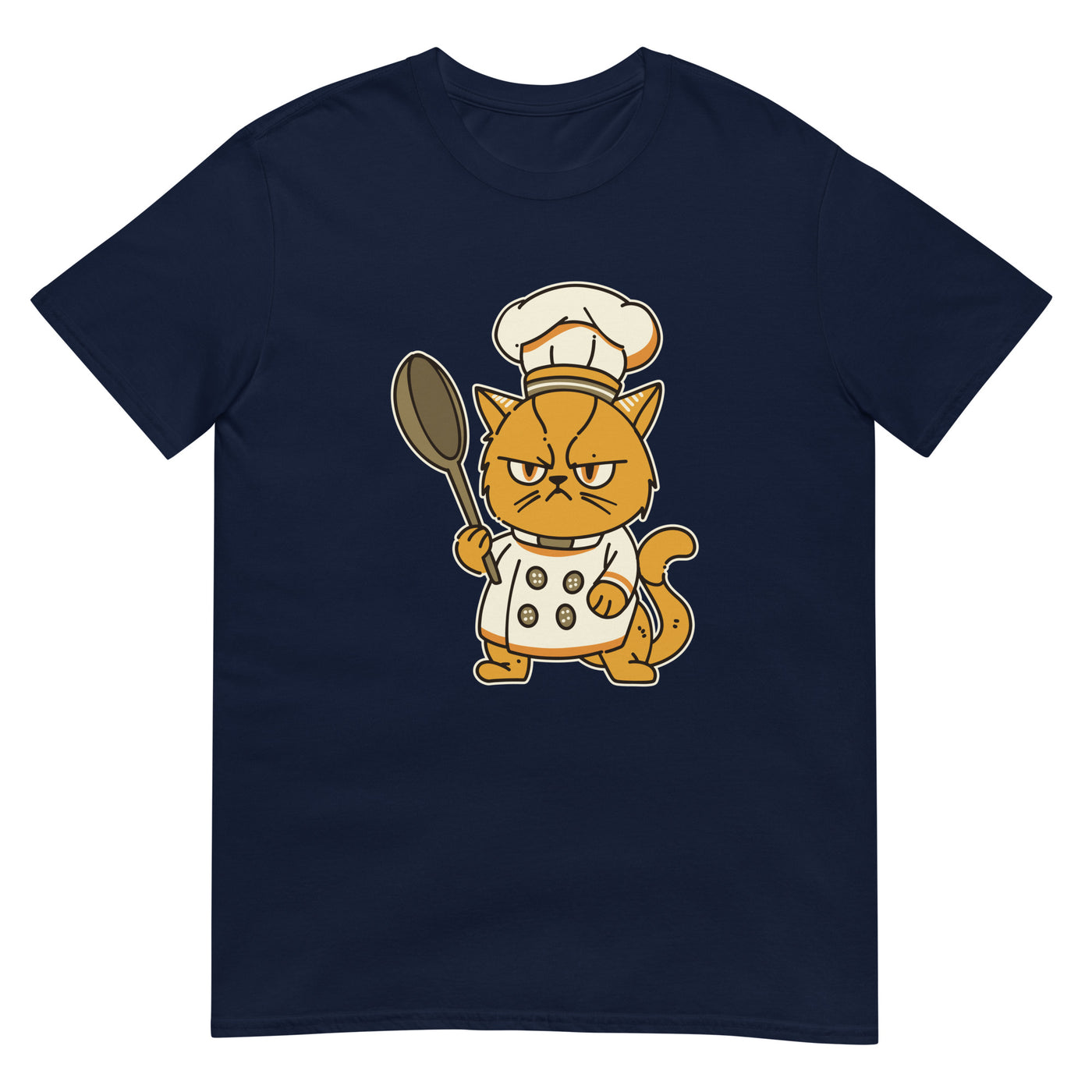 Mürrischer Kochchef-Katze - Herren T-Shirt Other_Niches xxx yyy zzz Navy
