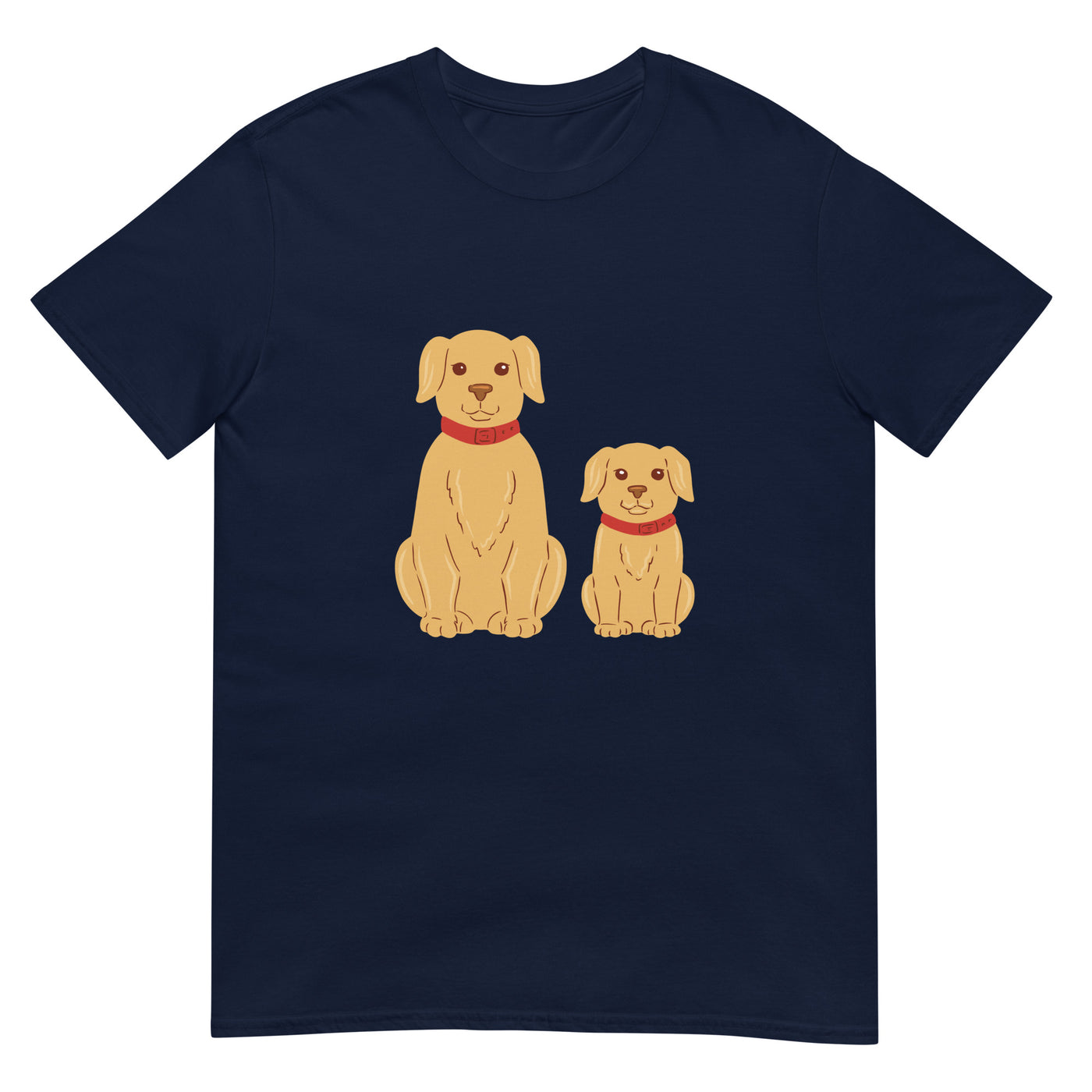 Labrador Hund und Mops sitzen - Herren T-Shirt Other_Niches xxx yyy zzz Navy