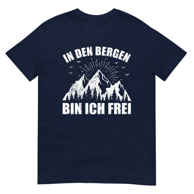 In Den Bergen Bin Ich Frei - T-Shirt (Unisex) berge xxx yyy zzz Navy
