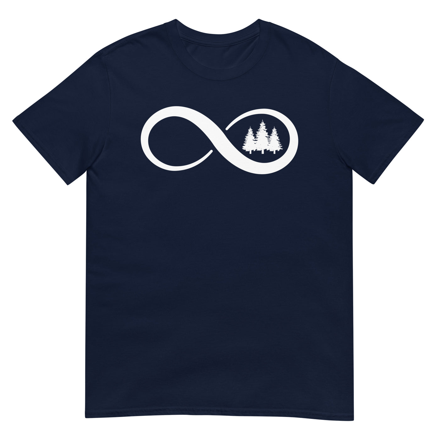 Infinity and Tree - T-Shirt (Unisex) camping xxx yyy zzz Navy