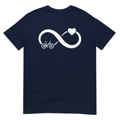 Infinity Heart and Cycling - T-Shirt (Unisex) fahrrad xxx yyy zzz Navy