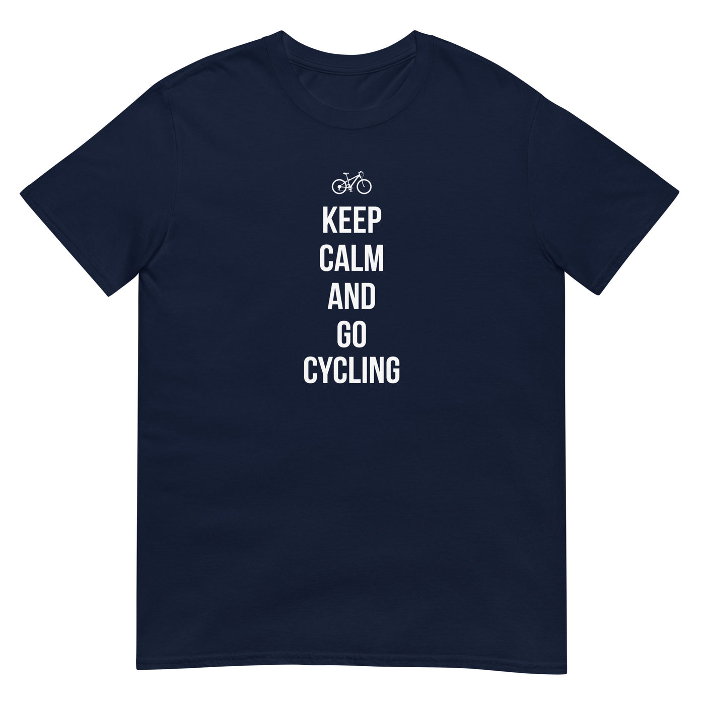 Keep calm and go cycling - T-Shirt (Unisex) fahrrad xxx yyy zzz Navy