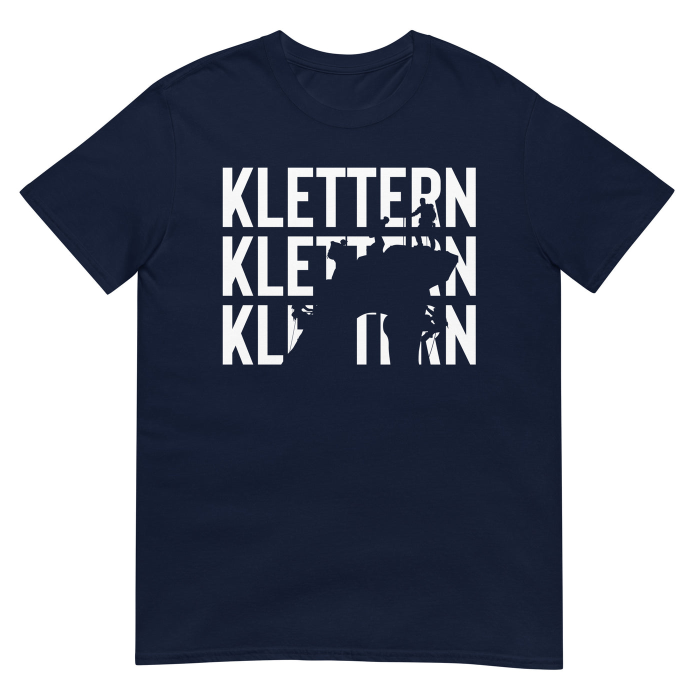 Klettern - T-Shirt (Unisex) klettern xxx yyy zzz Navy