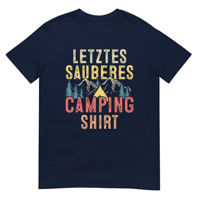 Letztes Sauberes Camping Shirt - T-Shirt (Unisex) camping xxx yyy zzz Navy