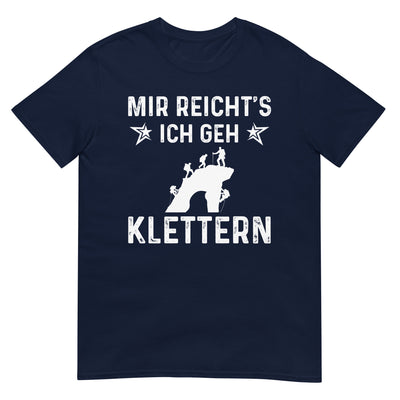 Mir Reicht's Ich Gen Klettern - T-Shirt (Unisex) klettern xxx yyy zzz Navy