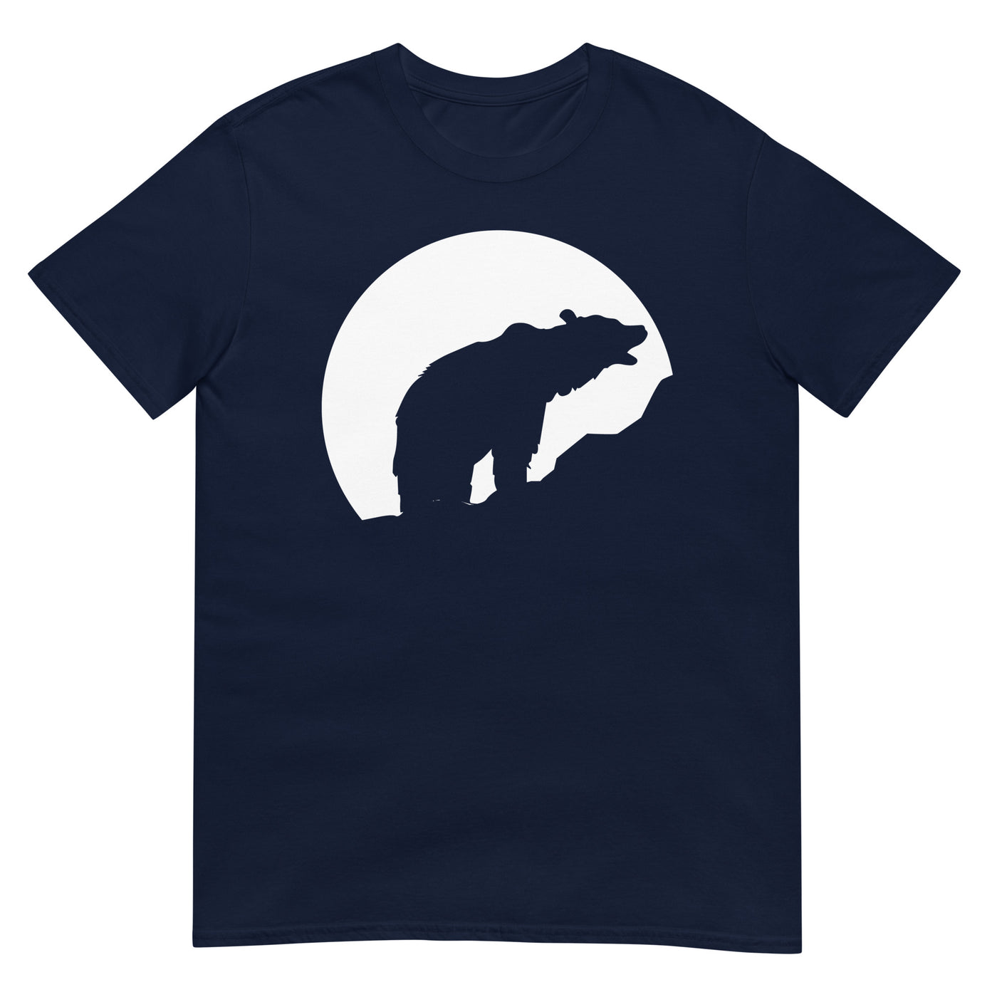 Moon - Bear - T-Shirt (Unisex) camping xxx yyy zzz Navy
