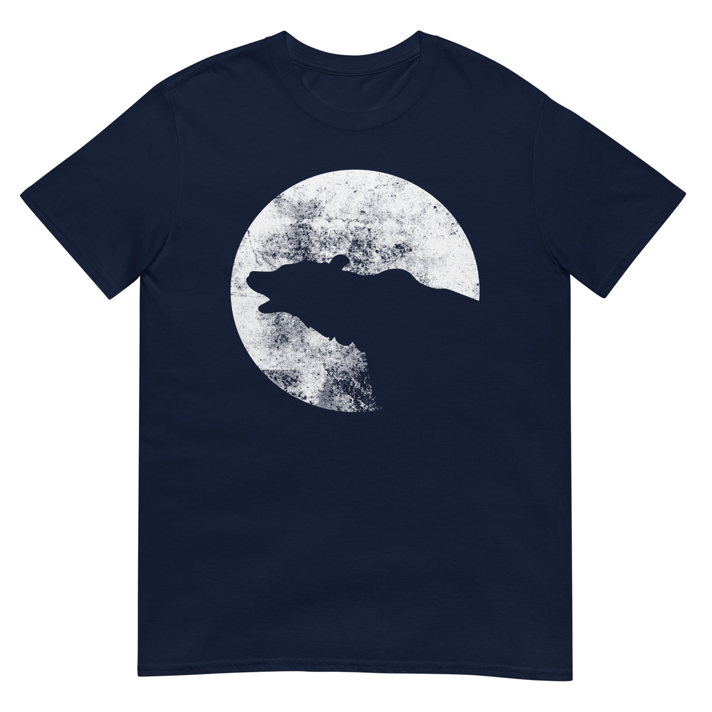 Moon - Bear - T-Shirt (Unisex) camping xxx yyy zzz Navy