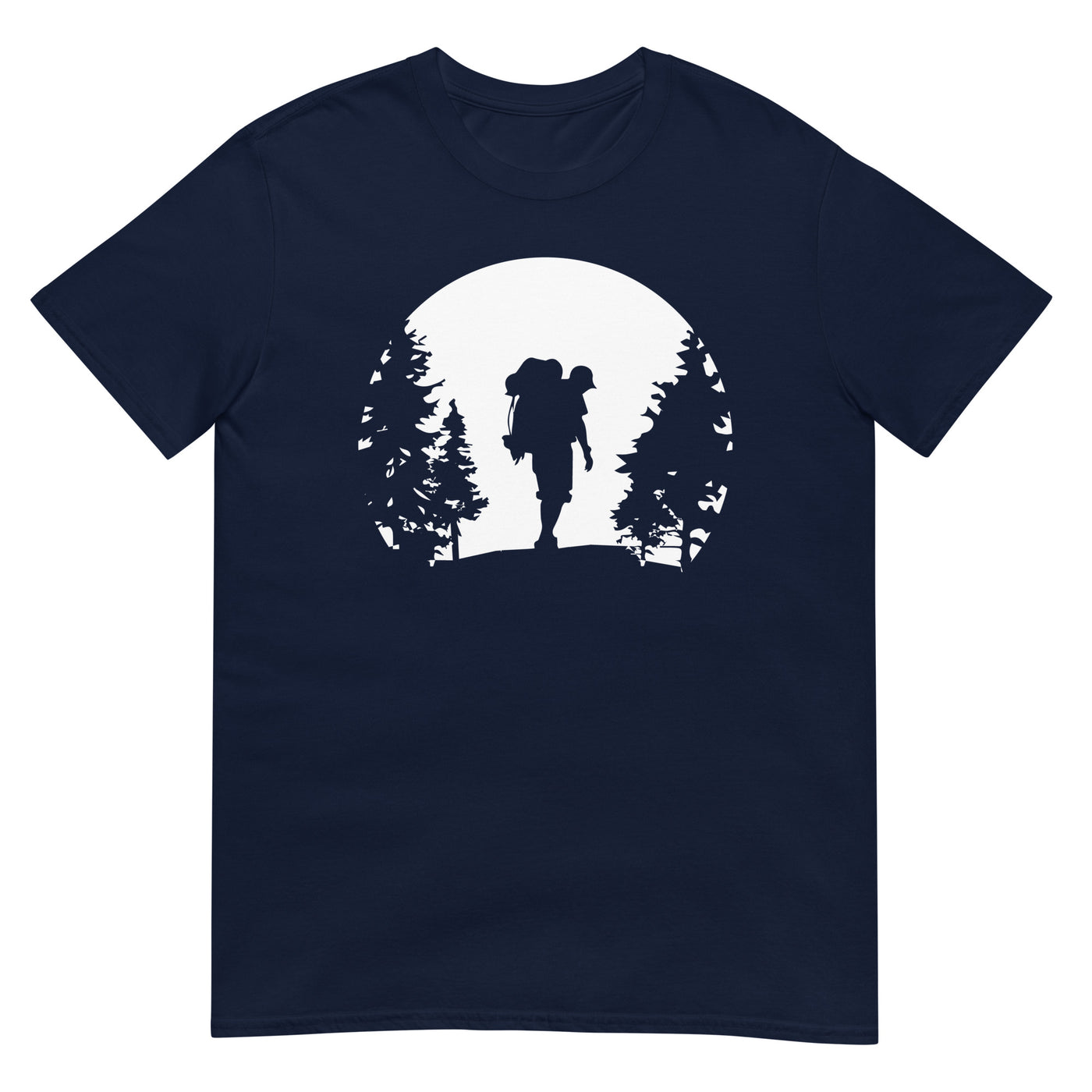 Moon - Wandern - (10) - T-Shirt (Unisex) wandern xxx yyy zzz Navy
