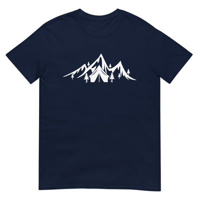 Berge - Camping - T-Shirt (Unisex) camping xxx yyy zzz Navy