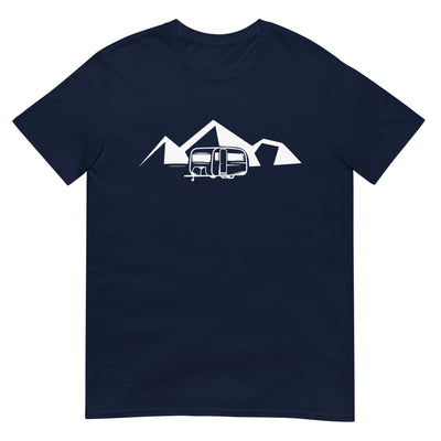 Berge - Camping Caravan - T-Shirt (Unisex) camping xxx yyy zzz Navy