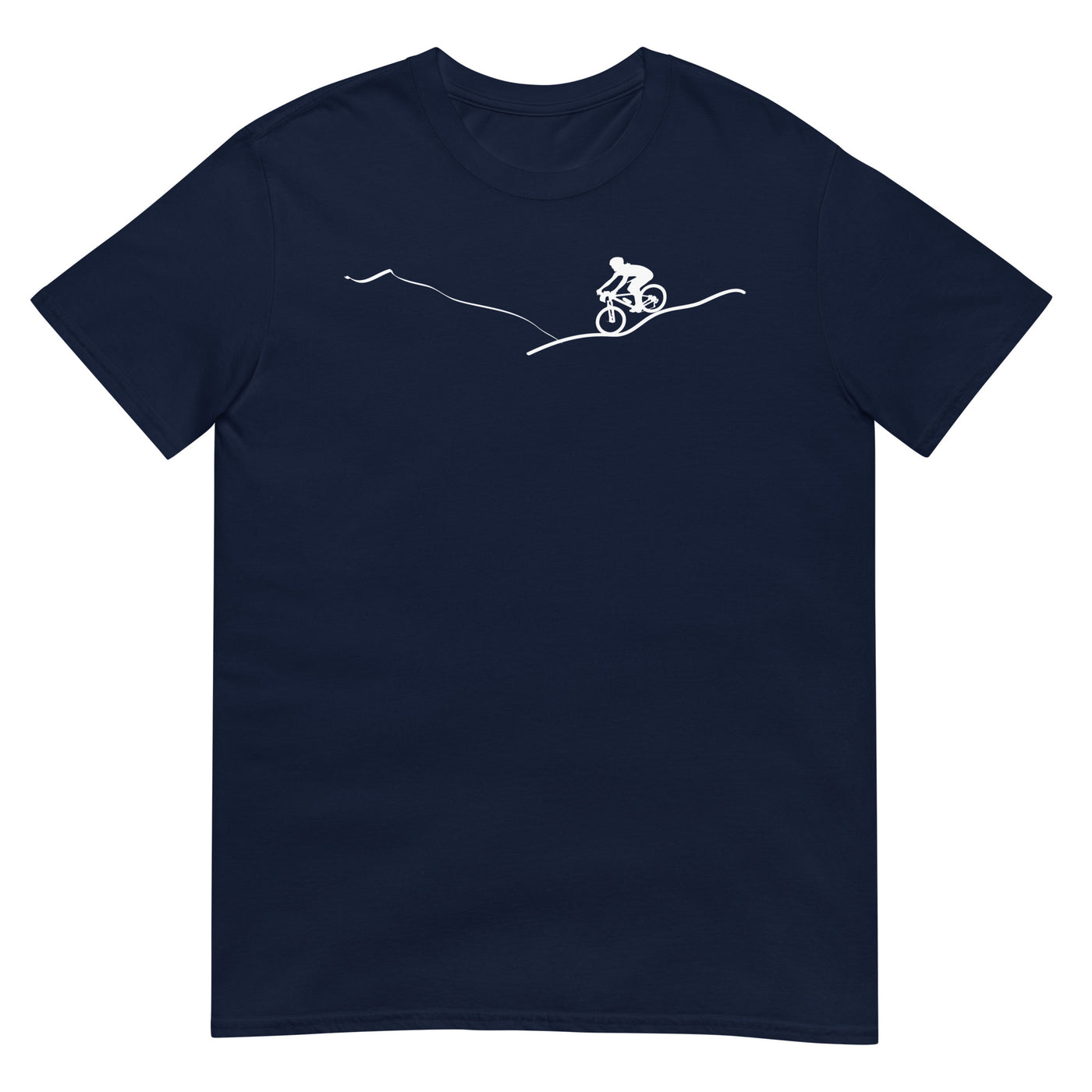 Berge - Radfahren - (15) - T-Shirt (Unisex) fahrrad xxx yyy zzz Navy