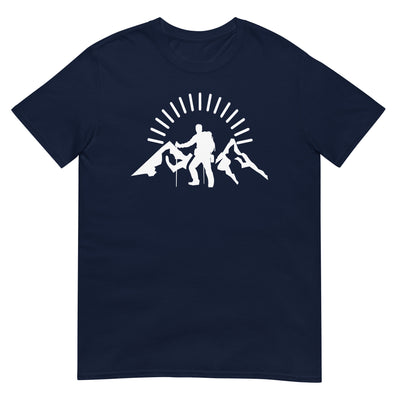 Berge - Wandern - T-Shirt (Unisex) wandern xxx yyy zzz Navy