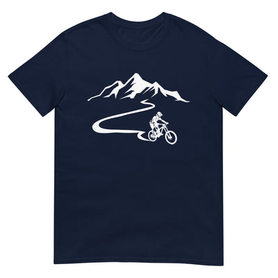 Berge - Mountainbike - (M) (13) - T-Shirt (Unisex) xxx yyy zzz Navy