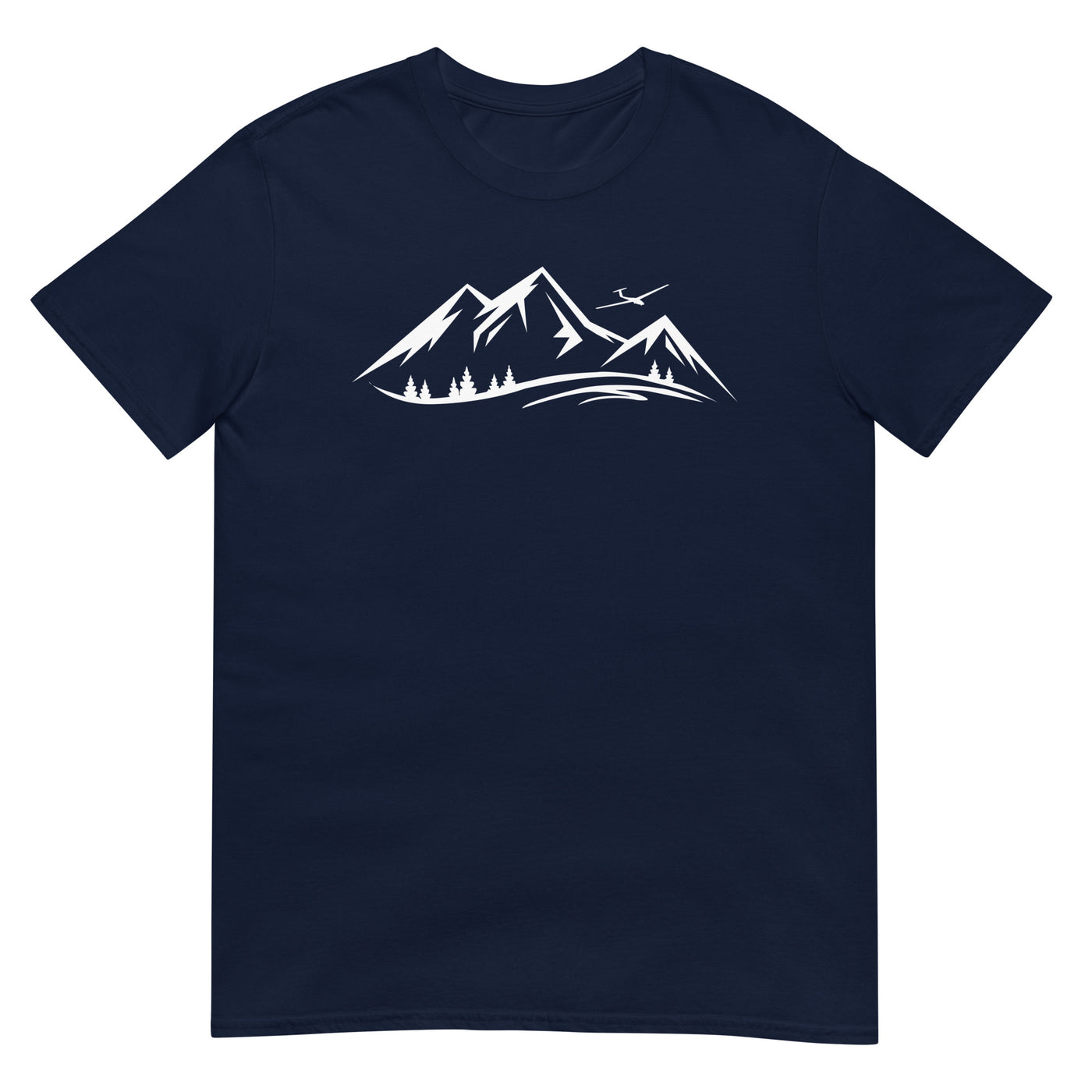 Berge und Segelflugzeug - T-Shirt (Unisex) berge xxx yyy zzz Navy