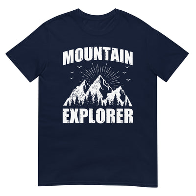 Berge Explorer - T-Shirt (Unisex) berge xxx yyy zzz Navy