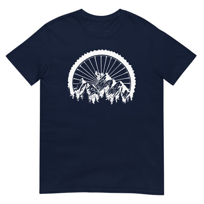 Mountainbike Geometrisch - (M) - T-Shirt (Unisex) xxx yyy zzz Navy