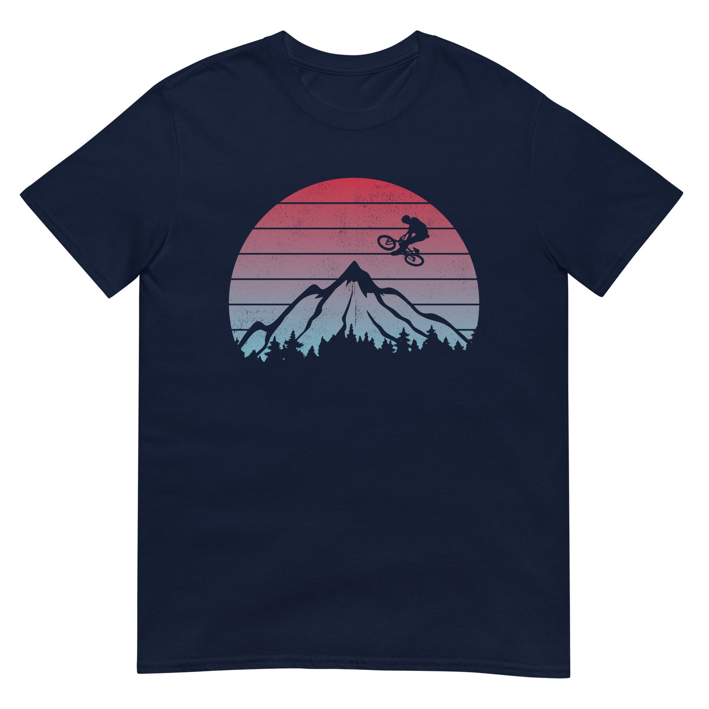 Mountainbiken Vintage - (M) - T-Shirt (Unisex) xxx yyy zzz Navy