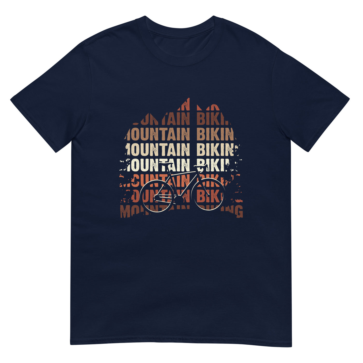 Mountainbiking - (M) - T-Shirt (Unisex) xxx yyy zzz Navy