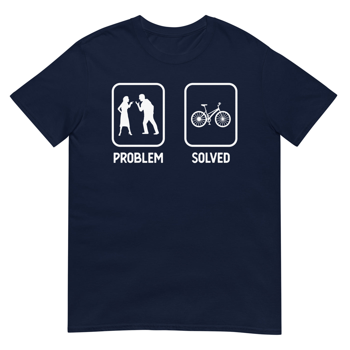 Problem Solved - Radfahren - T-Shirt (Unisex) fahrrad xxx yyy zzz Navy