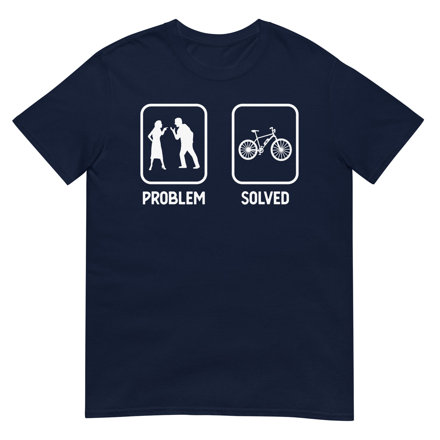 Problem Solved - E-Bike - T-Shirt (Unisex) e-bike xxx yyy zzz Navy