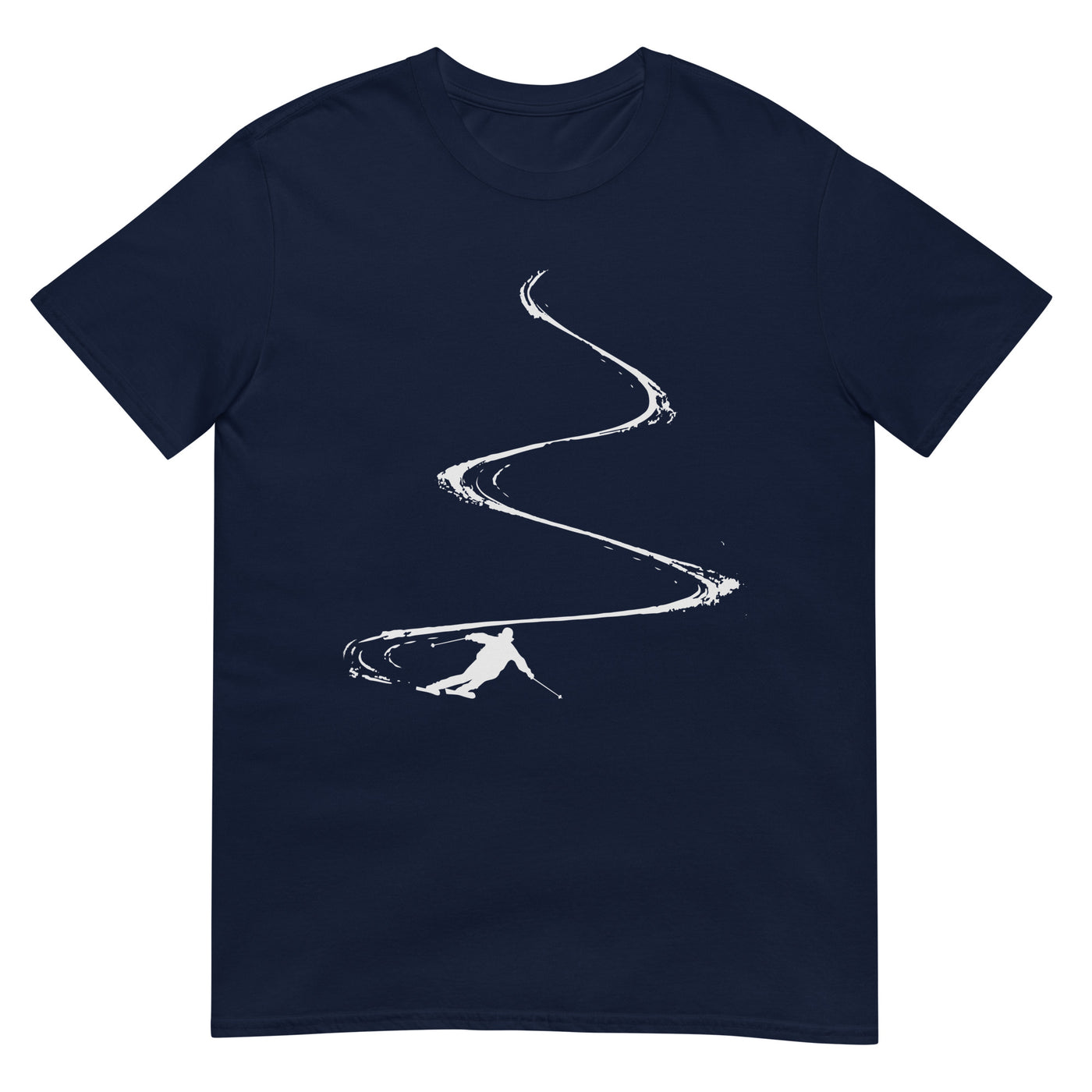 Skibrettln - T-Shirt (Unisex) klettern ski xxx yyy zzz Navy